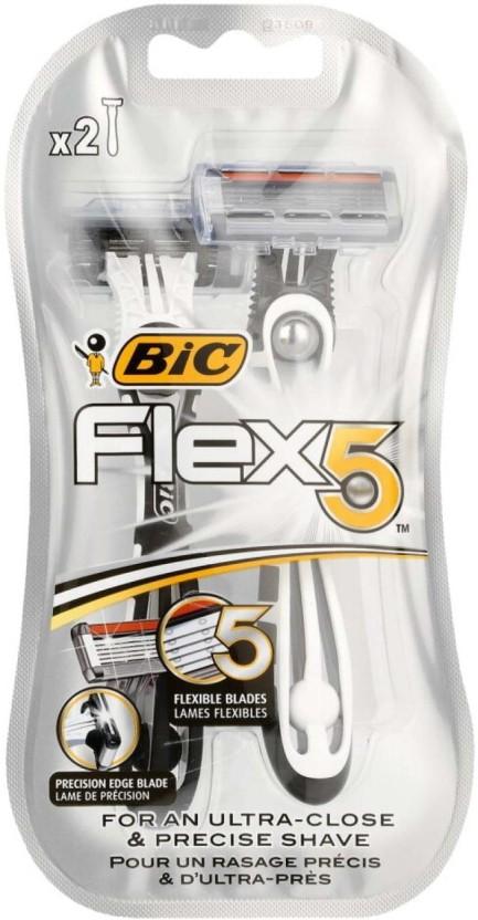 Bic Flex 5 Blade Male Disposable Razor Men