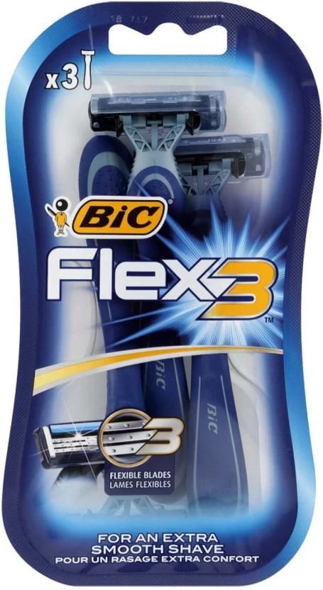 Bic Flex 3 Comfort Shaver 3 Blades Men (Pack of 10)