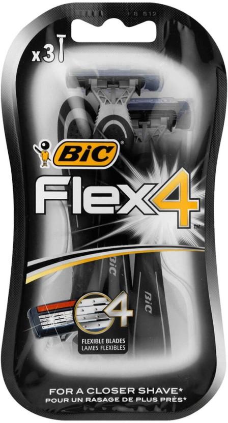 Bic Flex 4 Comfort Shaver 4 Blades Men (Pack of 10)