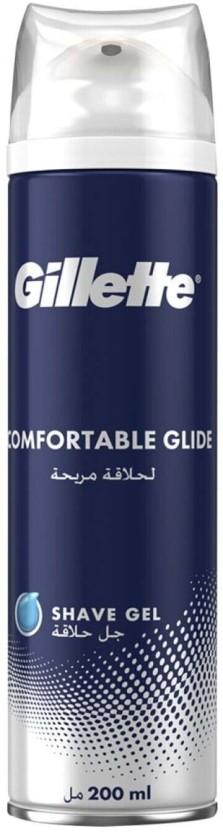 Gillette Comfortable Glide Shave Gel Bottle for  Men (200 ml, Pack of 1)