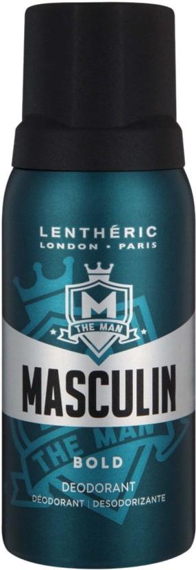 Lentheric Masculin Body Spray Bold Deodorant Spray  -  For Men (150 ml)