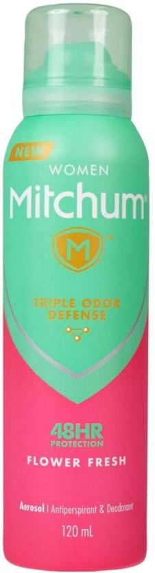 Mitchum Deodorant Aerosol | Flower Fresh Deodorant Spray  -  For Women (120 ml)