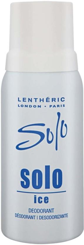 Lentheric Solo Ice Deodorant Spray  -  For Men (150 ml, Pack of 6)