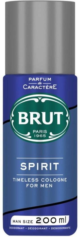 Brut Spirit Deodorant Spray  -  For Men (200 ml, Pack of 6)