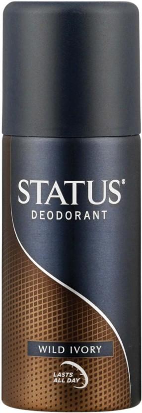 Status Wild Ivory Deodorant Spray  -  For Men (130 ml)