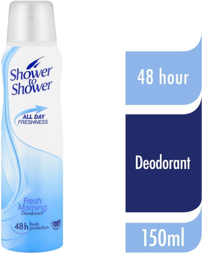 Shower To Shower Fresh Morning Deodorant Spray  -  For Women (150 ml)
