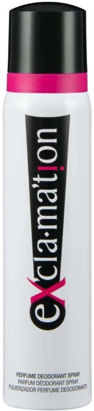 Coty Exclamation Deodorant Spray  -  For Women (90 ml, Pack of 6)