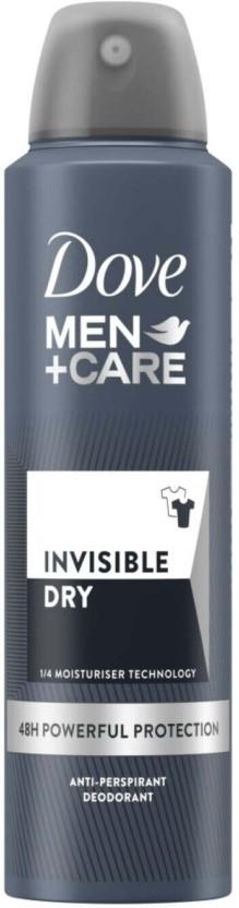 Dove Anti-Perspirant Deodrant | Invisible Dry Deodorant Spray  -  For Men (150 ml, Pack of 6)