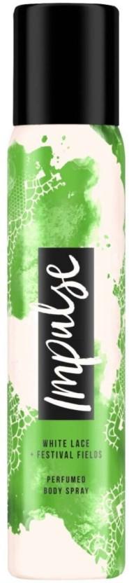 Impulse White Lace And Festival Fields Deodorant Spray  -  For Women (90 ml)