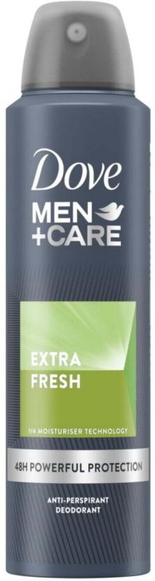 Dove Roll on Extra Fresh Deodorant Spray  -  For Men (150 ml, Pack of 6)