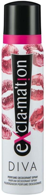 Coty Exclamation Diva Deodorant Spray  -  For Women (90 ml)