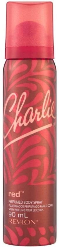 Revlon Charlie Red Body Spray  -  For Women (90 ml, Pack of 6)