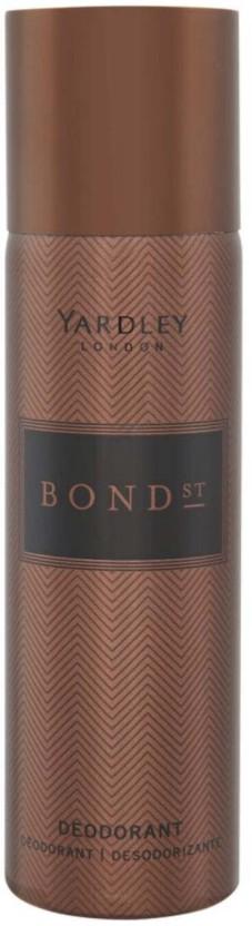 Yardley Bond ST Deodorant Spray  -  For Men (750 ml, Pack of 6)
