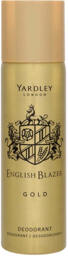 Yardley English Blazer Gold Deodorant Spray  -  For Men (750 ml, Pack of 6)