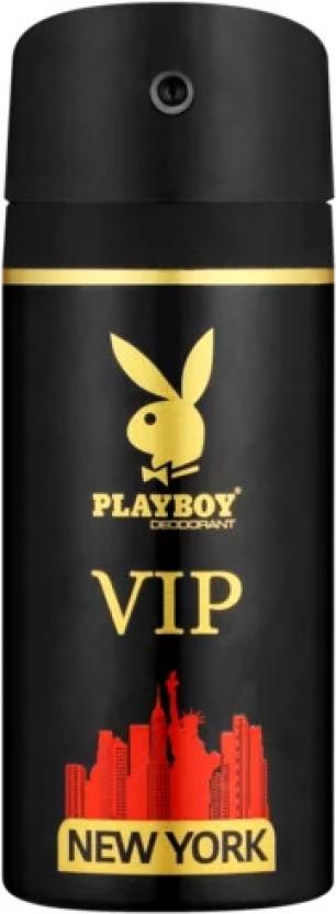 Playboy Vip New York Deodorant Spray  -  For Men (150 ml)