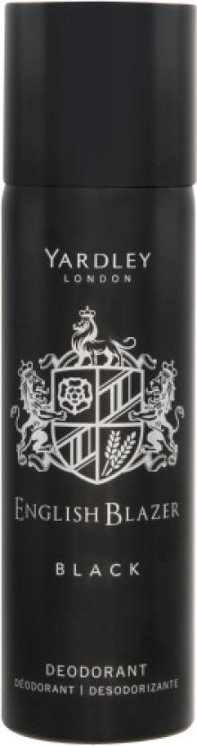 Yardley English Blazer Black Deodorant Spray  -  For Men (750 ml, Pack of 6)