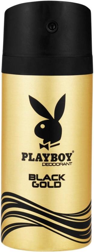 Playboy Black Gold Deodorant Spray  -  For Men (150 ml)