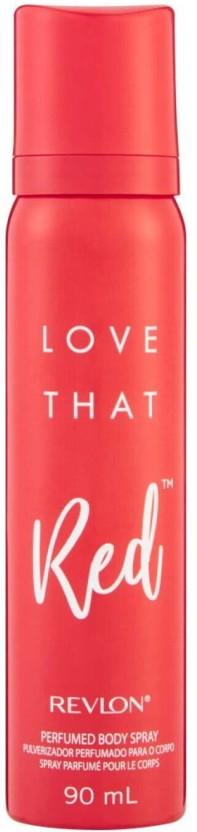 Revlon Love That Red Body Spray  -  For Women (90 ml, Pack of 6)