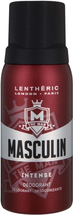 Lentheric Masculine Intense Deodorant Spray  -  For Men (150 ml, Pack of 6)