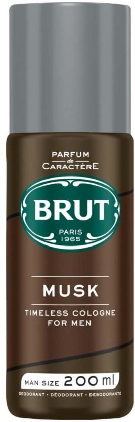 Brut Musk Deodorant Spray  -  For Men (200 ml, Pack of 6)