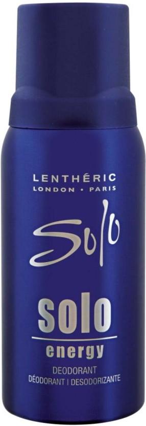 Lentheric Solo Energy Deodorant Spray  -  For Men (150 ml, Pack of 6)