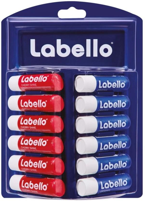 Labello Lip Balm Assorted (Pack of 1, 4.8 g)