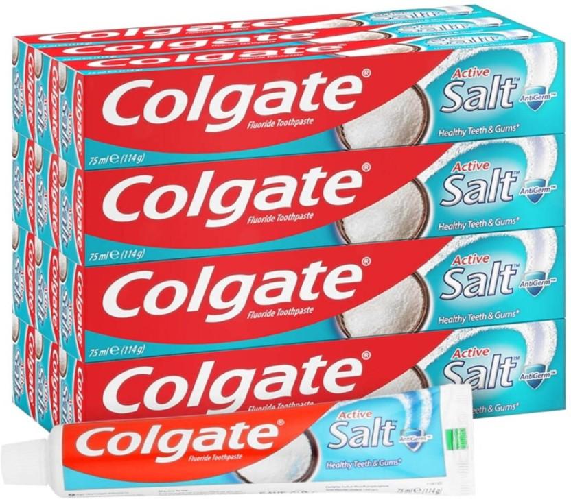 Colgate Active Salt Toothpaste (75 ml, Pack of 12)