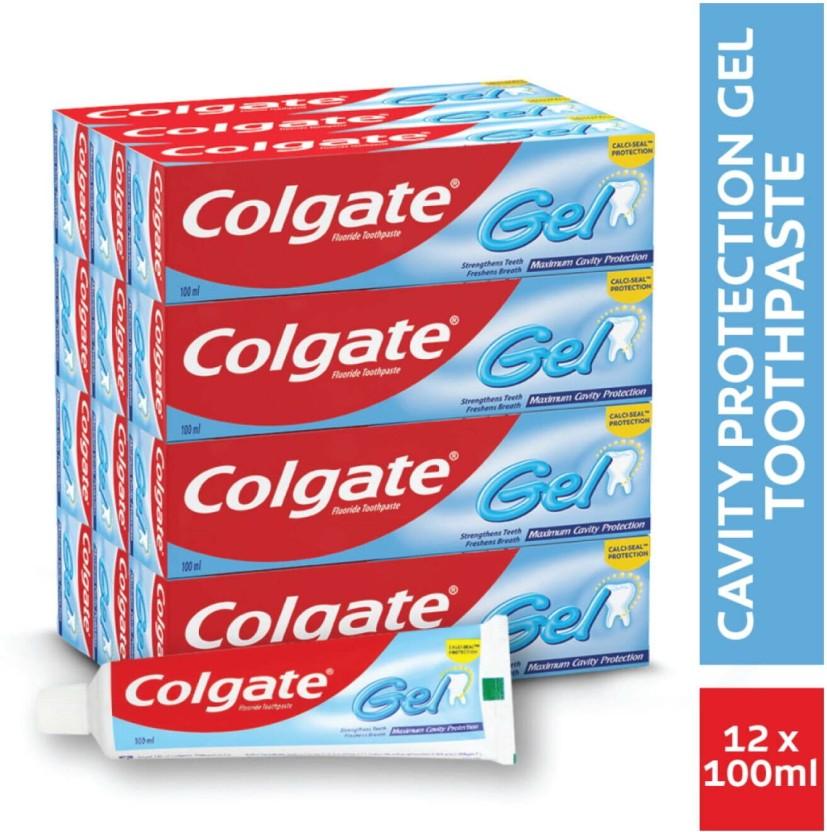Colgate Maximum Cavity Protection Toothpaste (100 ml, Pack of 12)