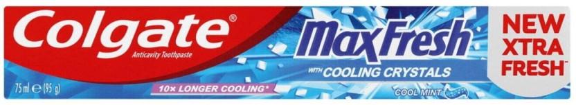 Colgate MaxFresh Cool Mint with Cooling Crystals Toothpaste (75 ml, Pack of 1)