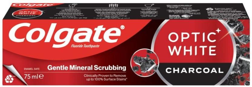 Colgate Optic White Charcoal Toothpaste (75 ml, Pack of 1)