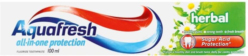 Aquafresh All-in-One Protection Herbal Toothpaste (100 ml, Pack of 1)
