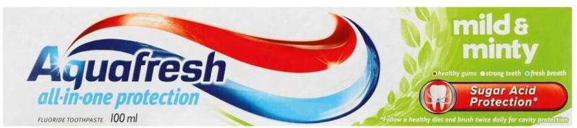 Aquafresh All-in-One Protection Mild & Minty Toothpaste (100 ml, Pack of 1)