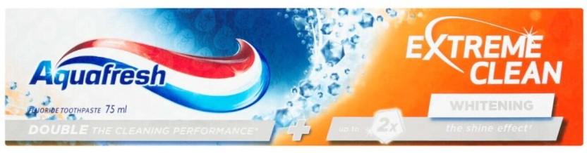 Aquafresh Extreme Clean Whitening Toothpaste (75 ml, Pack of 1)
