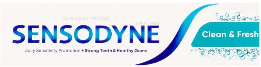 Sensodyne Clean and Fresh Toothpaste (75 ml, Pack of 12)