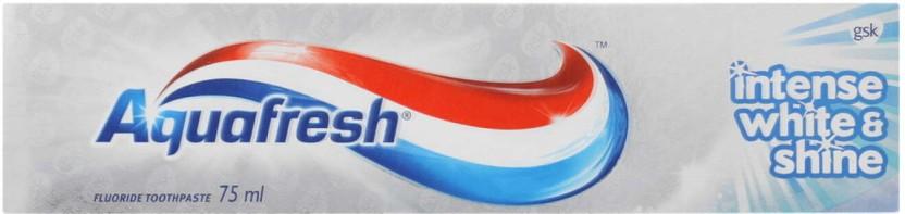 Aquafresh Intense White and Shine Toothpaste (75 ml, Pack of 12)