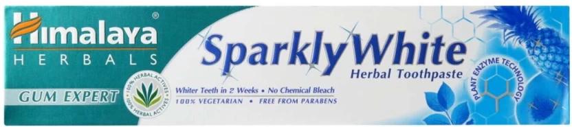 Himalaya Sparkly White Herbal Toothpaste (75 ml, Pack of 1)