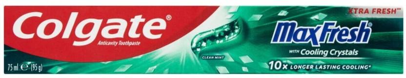 Colgate MaxFresh Clean Mint with Cooling Crystals Toothpaste (75 ml, Pack of 12)