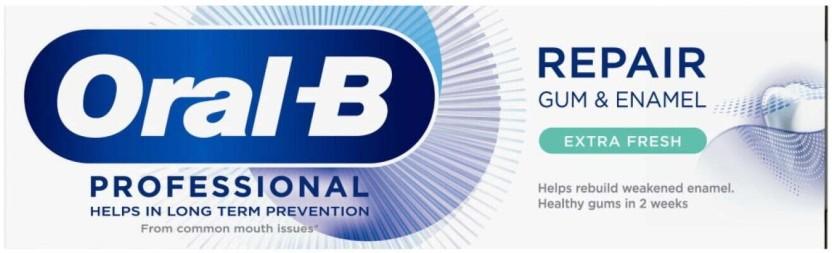 Oral-B Repair Gum & Enamel Extra Fresh Toothpaste (75 ml, Pack of 12)