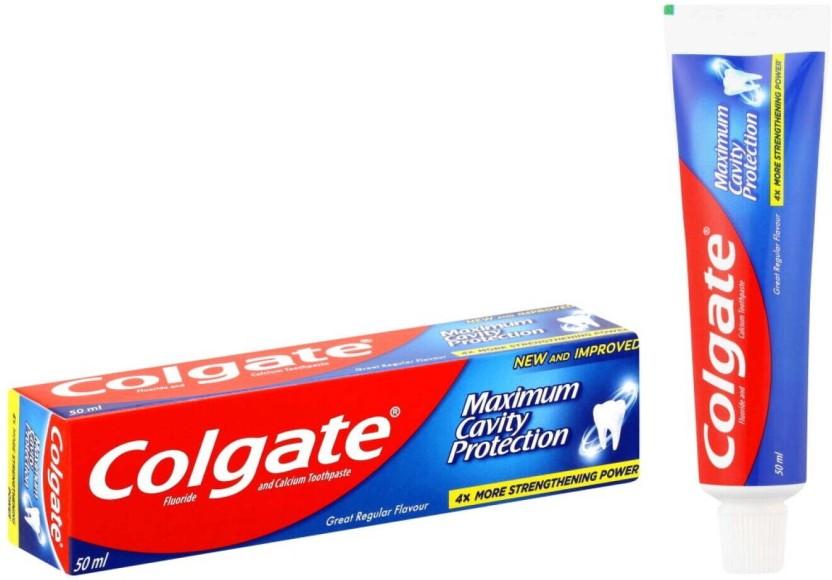 Colgate Maximum Cavity Protection Toothpaste (50 ml, Pack of 12)