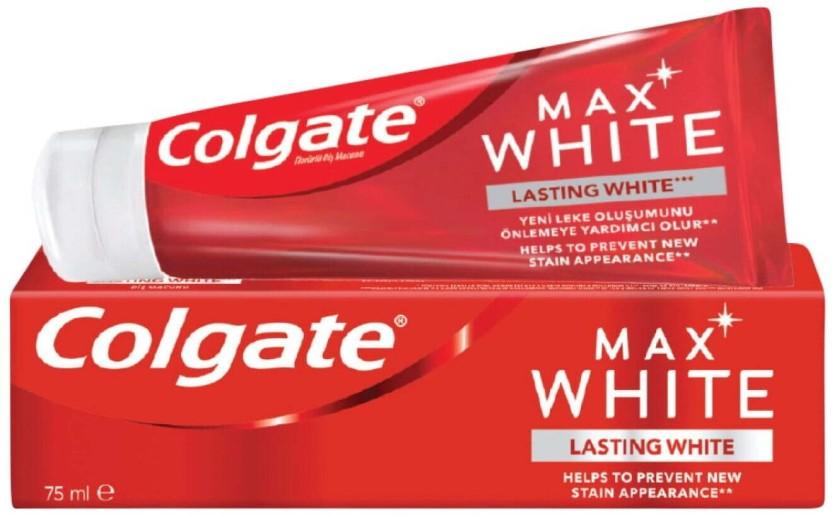 Colgate Max Lasting White Toothpaste (75 ml, Pack of 48)