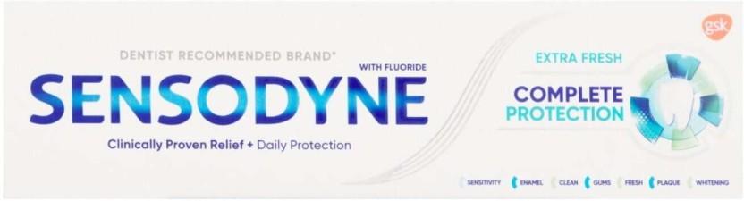 Sensodyne Extra Fresh Complete Protection Toothpaste (75 ml, Pack of 12)