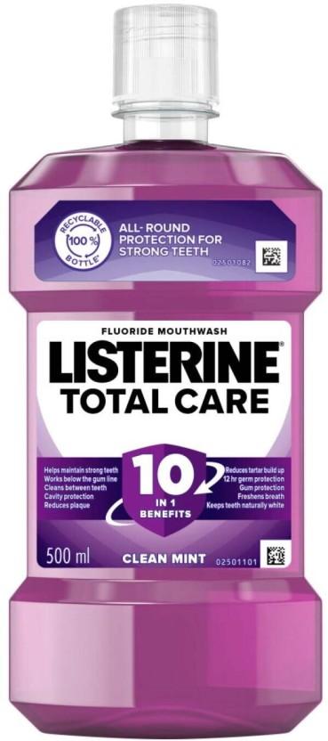 LISTERINE_2 Mouthwash Total Care - Clean Mint (500 ml)