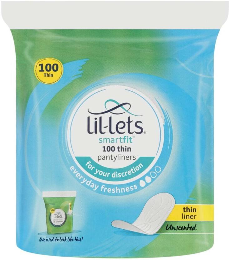 Lil-Lets Pantyliners Unscented Pantyliner (Pack of 100)