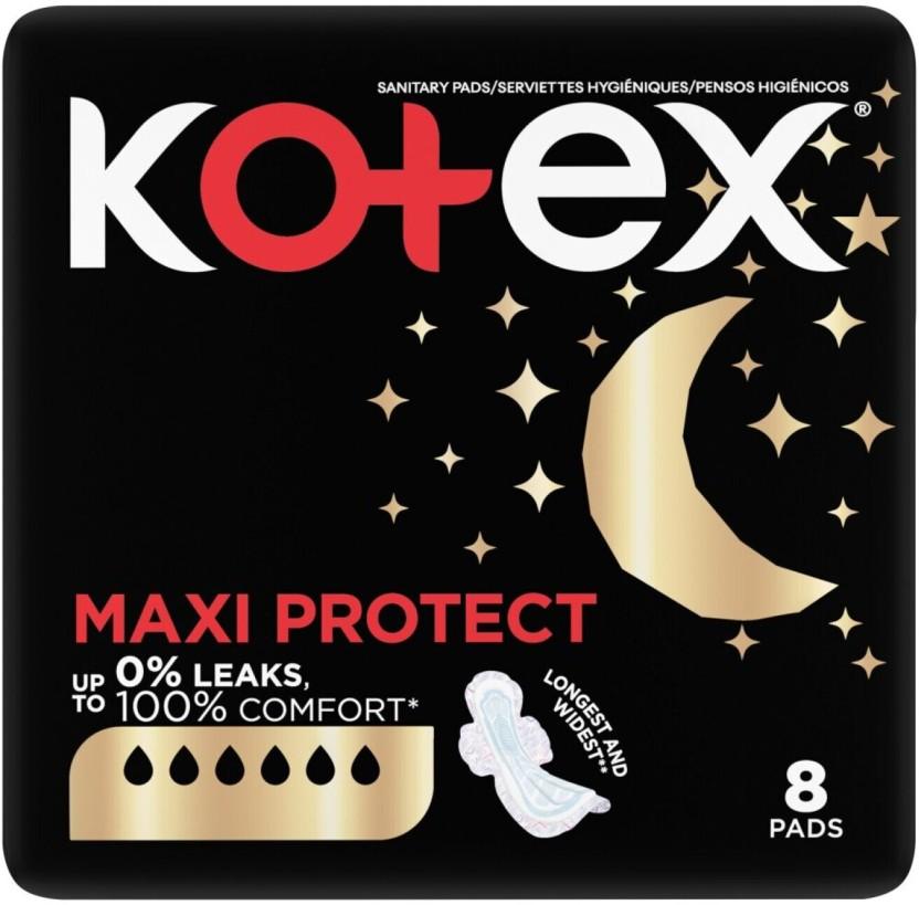 Kotex Maxi Protect Super Sanitary Pad (Pack of 8)