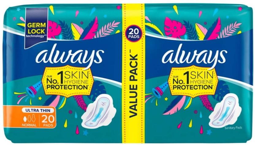 Always Ultra Normal Sanitary Pad (Pack of 20)