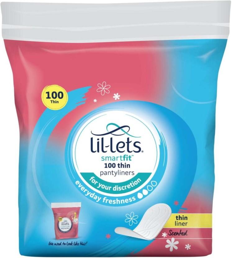 Lil-Lets Pantyliners Scented Pantyliner (Pack of 100)