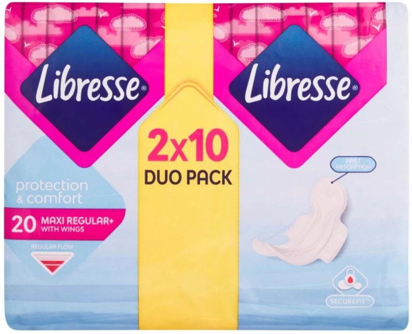 Libresse Cotton Feel Normal Duo Sanitary Pad (Pack of 20)