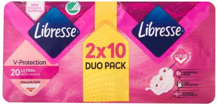 Libresse Normal WingUltra Pads Duo | Duo Sanitary Pad (Pack of 20)