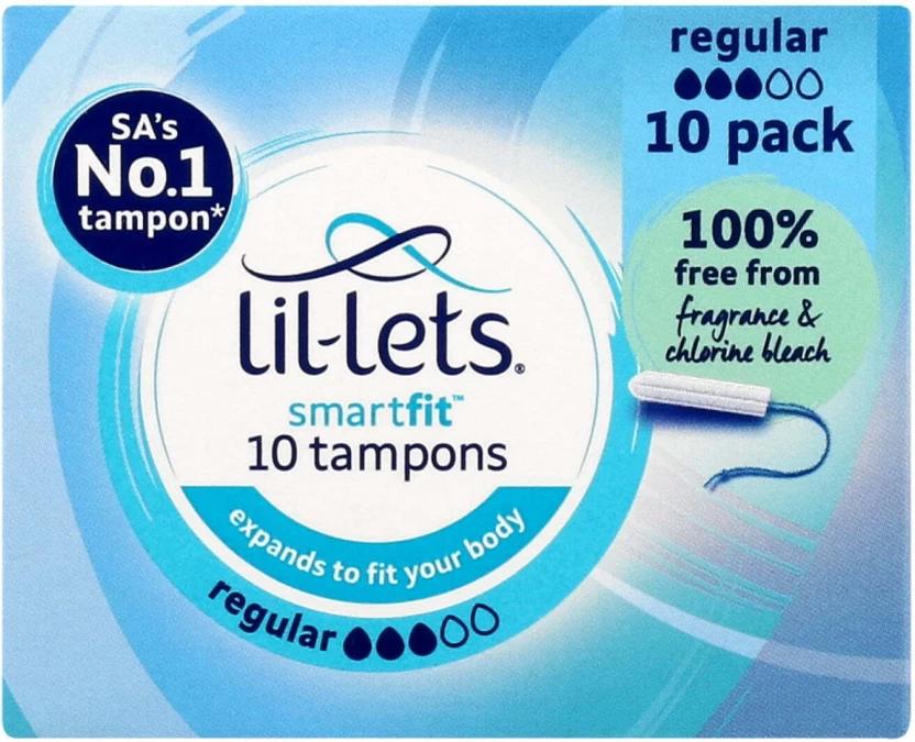 Lil-Lets Smartfit Regular Tampons (Pack of 10)