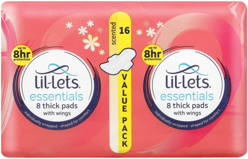 Lil-Lets Essentials Pads Sanitary Pad (Pack of 16)